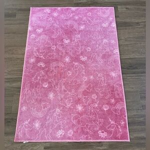 Delta Children Pink Unicorn 3x5 Rug